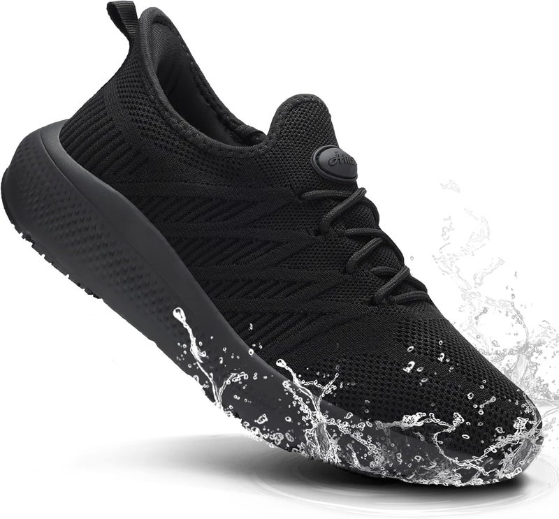 OXOMOCA Store Non Slip Work Shoes for Women Slip Resistant Work Shoes for Womens Slip On Waterproof Sneakers Water Resistant Zapatos Trabajo Kitchen Chef Shoe Food Service - Image 1
